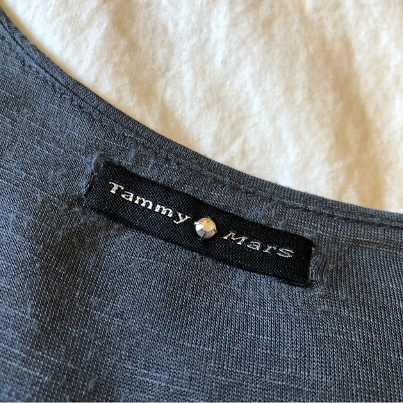 Gray layered tank top - Picture 5 of 6